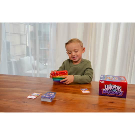 The Fidget Game Unicorns vs Dragons Educational Game Set